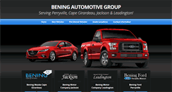 Desktop Screenshot of beningautomotivegroup.com